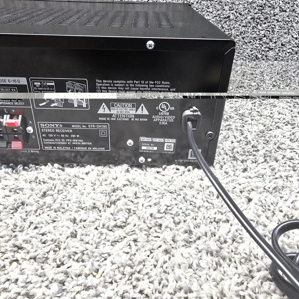 Sony str dh190
